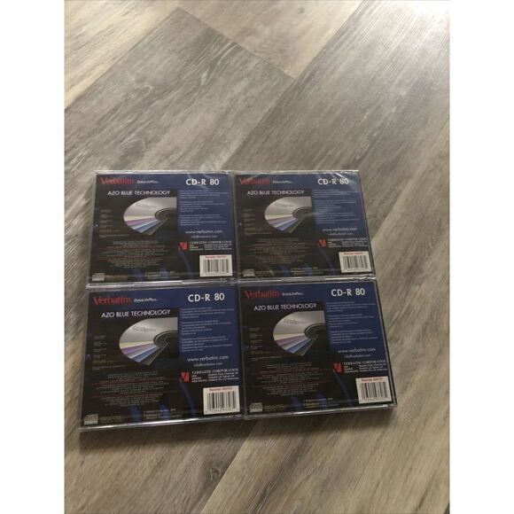 Verbatim 700MB 80 Min CD-R Disc 1X - 16X Speed  3 Pack. Sealed - Picture 5 of 8
